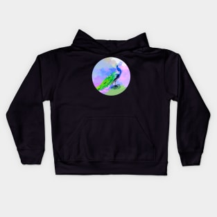 Peacock Dream Kids Hoodie